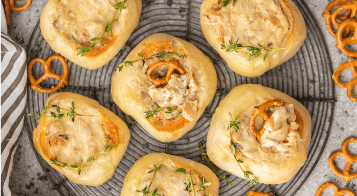 Mini French Onion Dip Bread Bowls