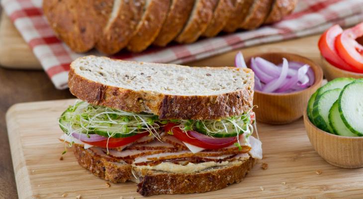 Roasted Turkey Salad Sandwich