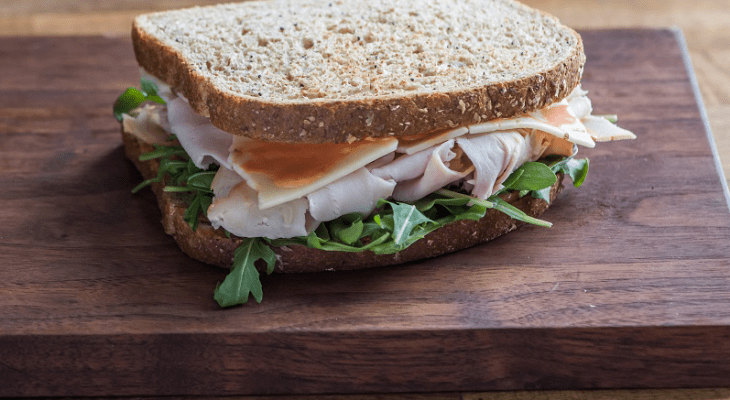 Spicy Smoked Turkey and Jack Sandwich