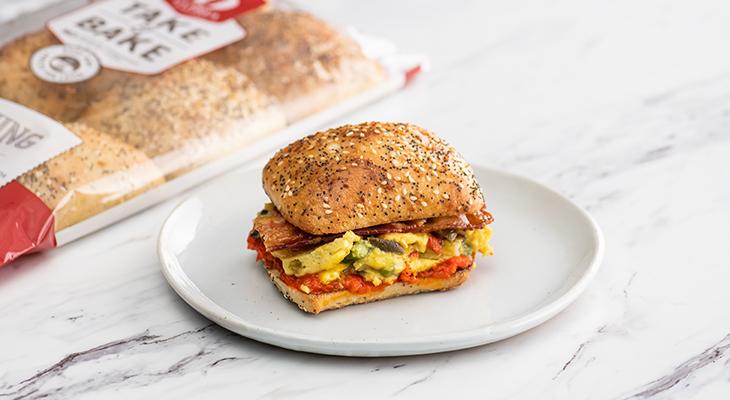Everything Omelet Sandwich