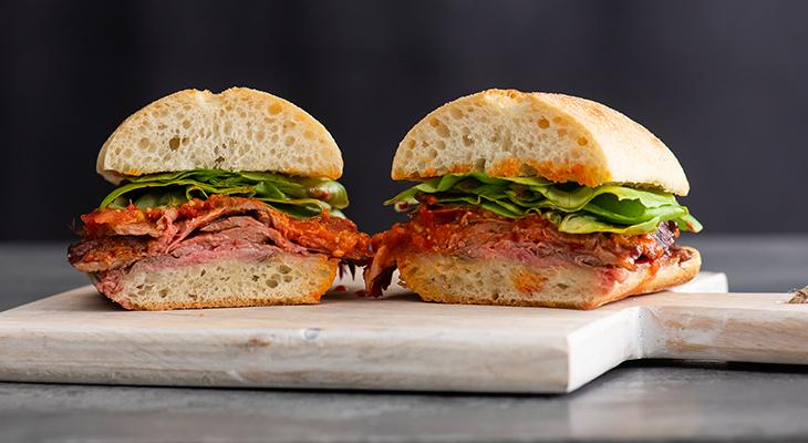 Grilled Flank Steak Sandwich Recipe