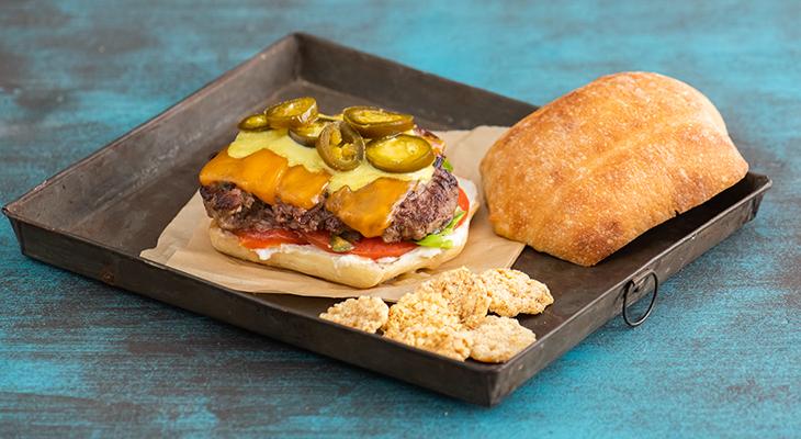 Jalapeno Popper Burger 