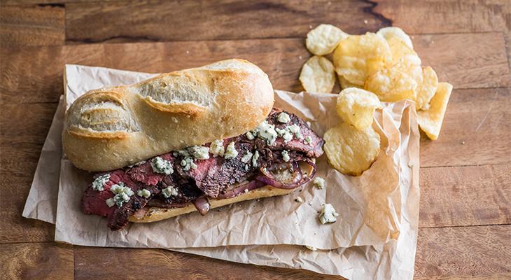 Steak and Gorgonzola Melt