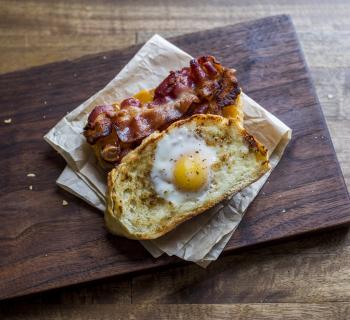 Egg in a Hole Breakfast Sammie