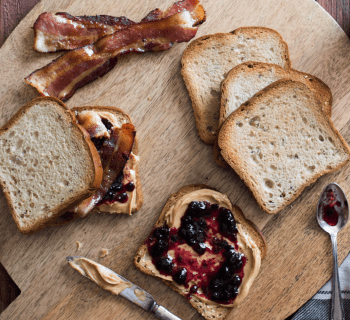 Maple Bacon Peanut Butter and Jelly