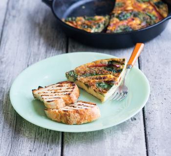 Cast Iron Grilled Frittata Recipe