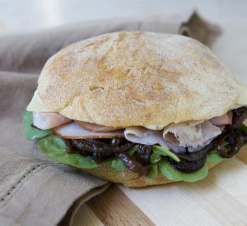 Black Forest Ham and Gruyere Sandwich
