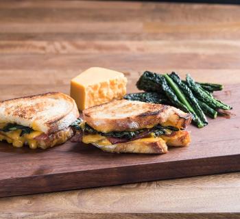 Smoky Mountain: Ham and Cheese Grilled Cheese