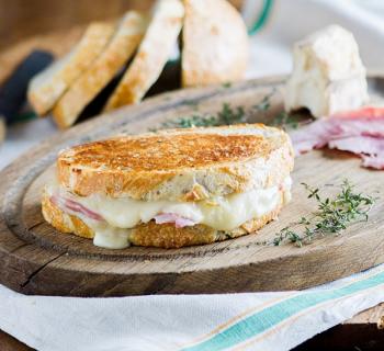 Ham and Taleggio Grilled Cheese