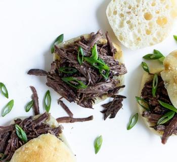 Beer Braised Short Rib Sliders