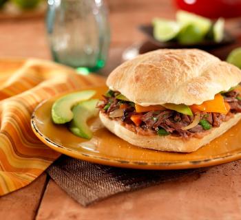 Spicy Southwest Beef Torta