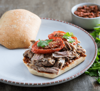 Rosemary Braised Carnitas Torta Recipe