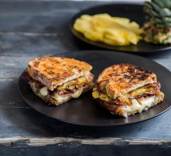 Hawaiian Grilled Cheese Sandwich 