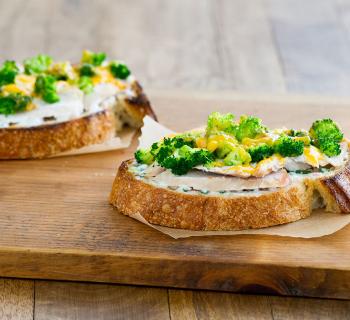 Turkey Breast, Cheddar, and Broccoli Melt