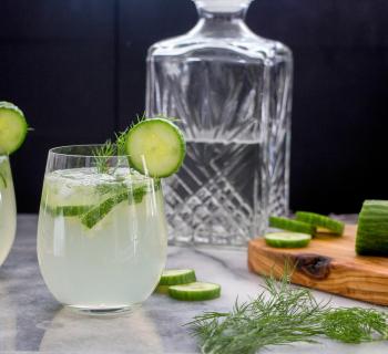 Dill Cucumber Gin Fizz