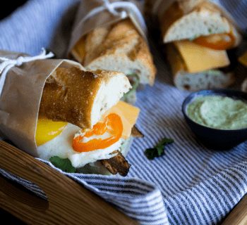 La Brea Bakery Baguette Breakfast Sandwich