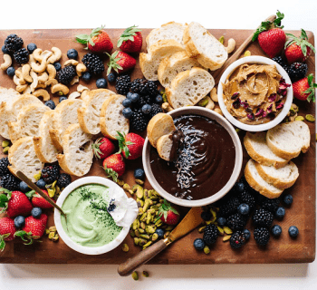 Dessert Dip Trio Bread Board