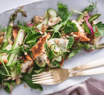 Spring green bean salad