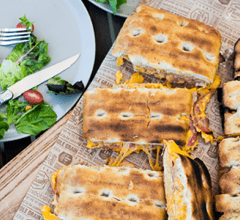 BBQ Grilled Cheese Sandwich