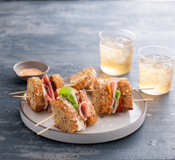 Cocktail Sandwich Skewers