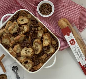 Baked French Toast Casserole with Pralines