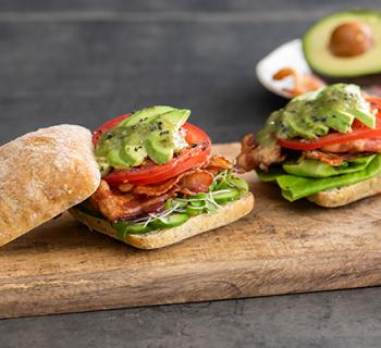 Deltailed image of BLT and Avocado with Green Goddess Dressing