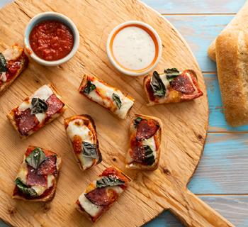 French Bread Pizza Bites