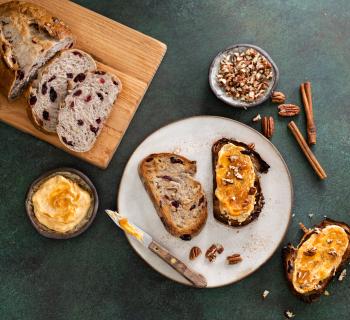 Cranberry Walnut Loaf Pumpkin Pie Breakfast Toast