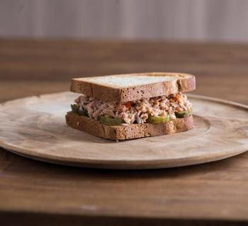 Mediterranean Tuna Salad Sandwich