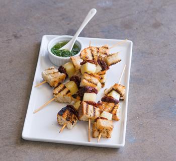 Grilled Cheese and Bread Skewers