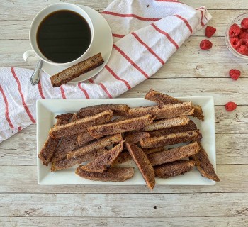 Cranberry walnut bread biscotti