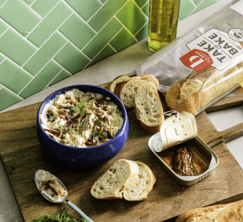 Smoked Mackerel Dip with Toasted Baguette