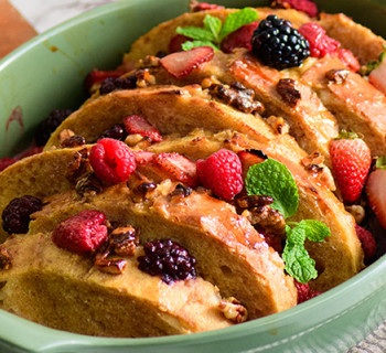 Berry Bliss French Toast Bake for breakfast