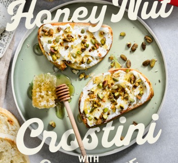 Honey Nut Crostini with Goat Cheese 